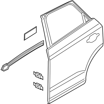 Audi 8U0-833-051-B Door Shell