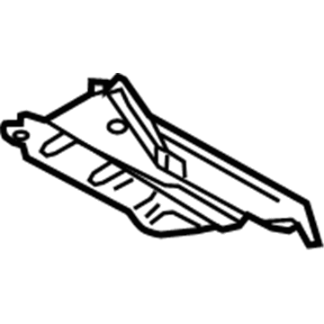 2012 Audi A7 Quattro Exhaust Heat Shield - 4G0-804-171-A