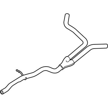 Audi 4G0-253-409-AJ Exhaust Pipe