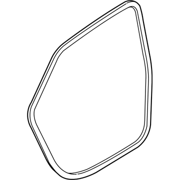 2005 Audi A8 Quattro Weather Strip - 4E4-833-721-C