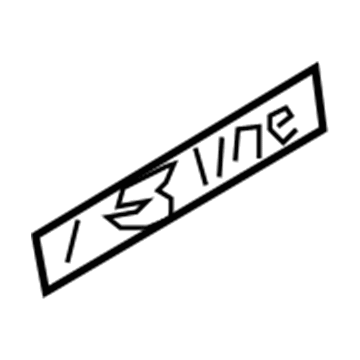 Audi 4F0-853-601-A-2ZZ Nameplate