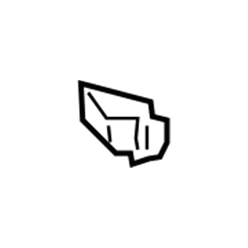 Audi 4L0-853-909-B Lower Molding Clip