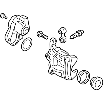 2017 Audi A4 Quattro Brake Caliper - 8W0-615-403