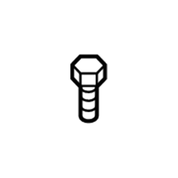 Audi N-989-115-03 Seat Belt Assembly Lower Bolt