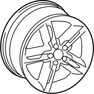 2010 Audi A3 Quattro Alloy Wheels - 8P0-601-025-ED