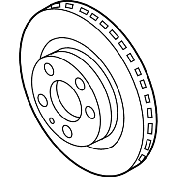 2002 Audi TT Brake Disc - 8N0-615-301-A