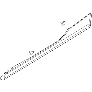 Audi 8T0-853-855-A-GRU Rocker Molding