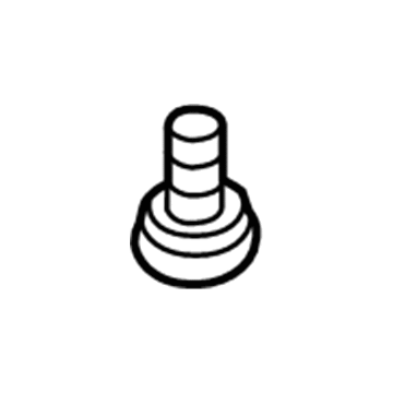 Audi WHT-005-802 Rocker Molding Bolt