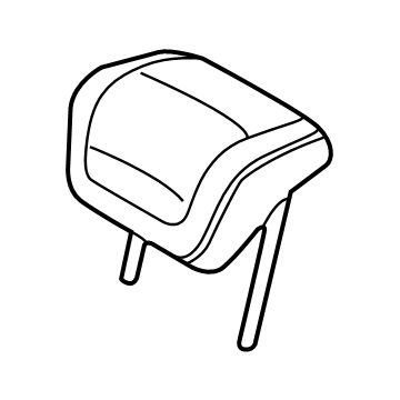 Audi 4J3-885-901-E-25D Headrest