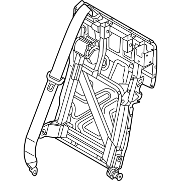 Audi 4J3-885-511-A-A23 Seat Back Frame
