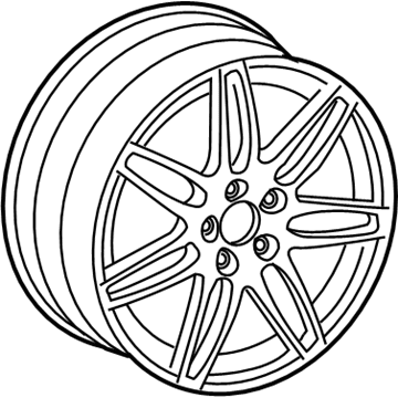 Audi 4L0-601-025-L Wheel, Alloy
