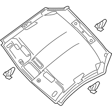 Audi 8S8-867-505-F-EV6 Headliner