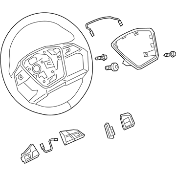 Audi 4N0-419-091-AG-QPJ Steering Wheel