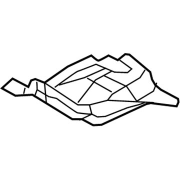 Audi 8K0-804-173-J Muffler Shield