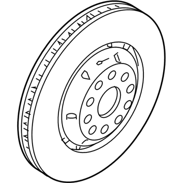 2005 Audi A8 Quattro Brake Disc - 4E0-615-301-K