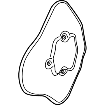 2010 Audi R8 Brake Dust Shield - 420-407-721-A