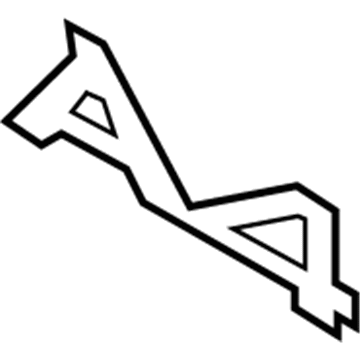 Audi 8H0-853-743-H-2ZZ Nameplate