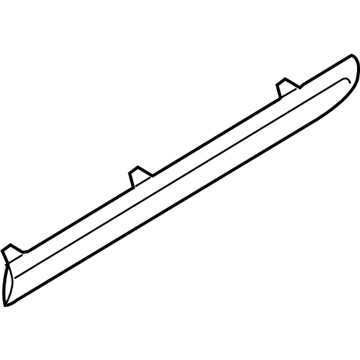 2010 Audi A3 Quattro Door Moldings - 8P4-853-963-B-GRU