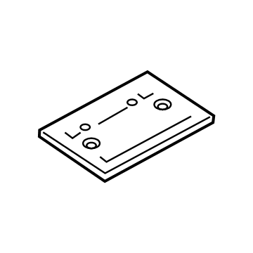 Audi 4K9-827-113-9B9 License Bracket