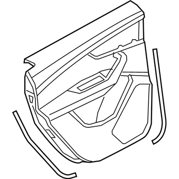 Audi 4M0-867-303-AB-FUS Door Trim Panel