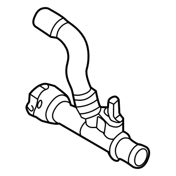 Audi 9J1-121-661 Upper Hose & Tube