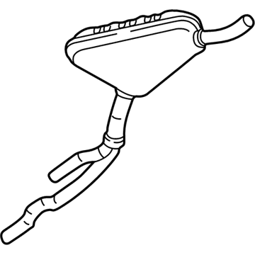 1996 Audi A4 Quattro Muffler - 8D0-253-409-AF