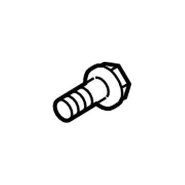 Audi N-107-209-01 Lower Bracket Bolt