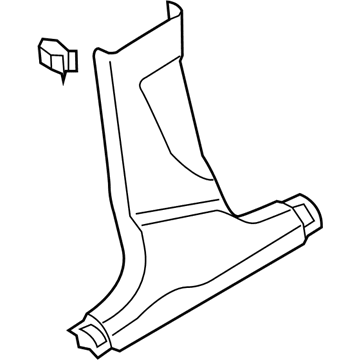 2015 Audi Q3 Quattro Pillar Panels - 8U0-867-240-A-4PK