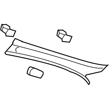 2015 Audi Q3 Quattro Pillar Panels - 8U0-867-234-F-SP8