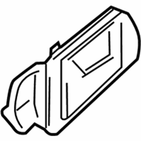 Audi Interior Door Handle - 893-837-019-01C Handle, Inside