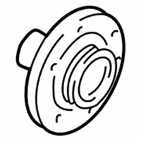 Audi Brake Drum - 1H0-501-615-A Hub & Drum