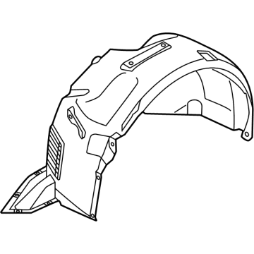 Audi Fender Splash Shield - 8Y0-821-171-M Fender Liner