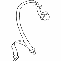 Audi 100 Seat Belt - 4A5-857-709-J-V04 Lap & Shoulder Belt