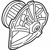 Audi 80 Blower Motor - 701-819-021-B Fan & Motor