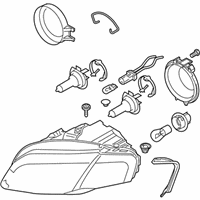 Audi A4 Parts - 8E0-941-004-AL Composite Headlamp