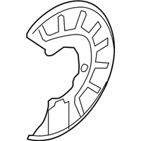 Audi Brake Dust Shield - 1K0-615-311-F Splash Shield