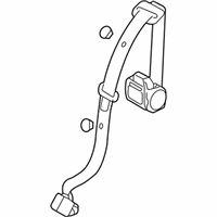 Audi A3 Seat Belt - 8P0-857-807-K-V04 Lap & Shoulder Belt