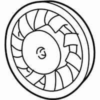 Audi 100 Cooling Fan Assembly - 441-959-465 Fan Clutch