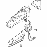 Audi Side View Mirrors - 8E1-858-531-AA-01C Motor & Base