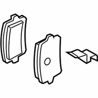 Audi A3 Brake Pad Set - 1K0-698-451-P Brake Pads