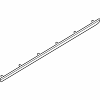 Audi Door Moldings - 8P4-853-953-A-GRU Body Side Molding