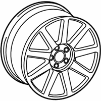 Audi Alloy Wheels - 4E0-601-025-AB-1H7 Wheel, Alloy