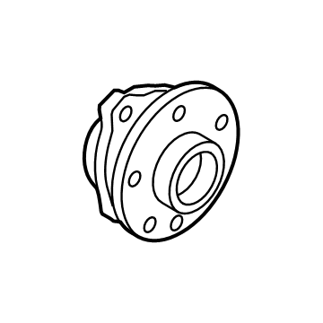 Audi Wheel Hub - 5Q0-407-621-D Front Hub & Bearing