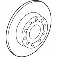 Audi Brake Disc - 1K0-615-601-AJ Rotor