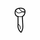 Audi N-906-420-01 Engine Cover Pin