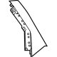 Audi 80F-839-903-5FQ Rear Molding