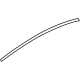 Audi 80F-839-643 Upper Molding