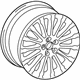 Audi 4H0-601-025-AQ Wheel, Alloy