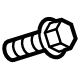 Audi N-100-091-10 Center Bracket Bolt