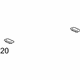Audi 8R0-887-301-B-4PK Child Seat Bracket Cap